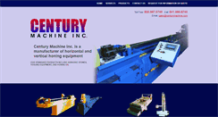 Desktop Screenshot of centurymachine.com