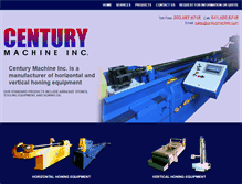 Tablet Screenshot of centurymachine.com